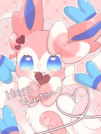 amount:solo atmosphere:valentines-day body-type:feral chocolate hall-of-fame:bronze hall-of-fame:silver holding-heart series:eeveelutions series:pokemon species:sylveon style:girly style:kawaii style:outline style:pastel-colors style:playful style:very-girly // 1500x2000 // 427KB