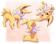 amount:solo artist:plattyneko body-type:feral series:eeveelutions series:pokemon species:jolteon style:multiple-scenarios style:painted style:thin-border // 1068x828 // 117KB