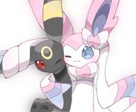 amount:pair body-type:feral series:eeveelutions series:pokemon species:sylveon species:umbreon style:kawaii // 1501x1239 // 292KB