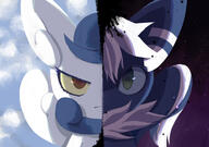 amount:pair body-type:semi-anthro species:meowstic style:lineless style:opposite-background style:painted // 2894x2039 // 3.3MB