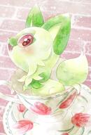 amount:solo atmosphere:fancy atmosphere:regal atmosphere:town body-type:feral cup hall-of-fame:bronze species:sprigatito style:intentional-blur style:watercolor tea wallpaper-material-(phone) // 1378x2039 // 414KB