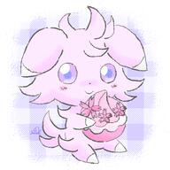 amount:solo body-type:semi-anthro pokepuff series:pokemon species:espurr species:shiny-pokemon style:detailed-pattern // 400x400 // 174KB