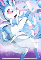 amount:solo atmosphere:petals atmosphere:sakura body-type:feral series:eeveelutions series:pokemon species:shiny-pokemon species:sylveon style:dithering style:girly style:kawaii style:thin-border // 1423x2048 // 245KB