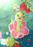 amount:multiple atmosphere:field body-type:feral species:comfey species:meganium species:togepi style:intentional-blur style:painted // 1447x2047 // 241KB