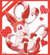 amount:solo body-type:feral series:eeveelutions series:pokemon species:sylveon style:border style:red wink // 1592x1760 // 259KB