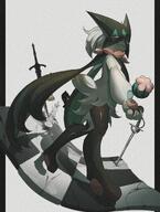 amount:solo body-type:anthro series:pokemon species:cat species:meowscarada tagme // 1546x2048 // 656KB