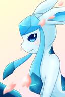 amount:solo atmosphere:petals body-type:feral hall-of-fame:bronze series:eeveelutions series:pokemon smirk species:glaceon style:intentional-blur style:kawaii // 800x1200 // 82KB