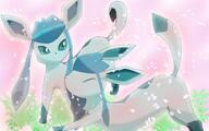 amount:pair atmosphere:petals atmosphere:sakura body-type:feral series:eeveelutions series:pokemon species:glaceon style:over-exposure // 1920x1200 // 187KB