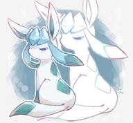 amount:solo body-type:feral series:eeveelutions series:pokemon species:glaceon style:colored-lines style:painted // 847x786 // 68KB