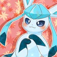 amount:solo atmosphere:autumn body-type:feral series:eeveelutions series:pokemon species:glaceon style:contrasting-colors style:girly style:sparkly // 1000x1000 // 156KB