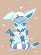 amount:solo body-type:feral floatation-device hat outfit sailor series:eeveelutions series:pokemon species:glaceon style:kawaii style:outline // 768x1024 // 68KB