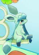 amount:solo atmosphere:playroom body-type:feral hall-of-fame:bronze series:eeveelutions series:pokemon species:glaceon style:kawaii style:playful style:very-playful // 695x982 // 65KB