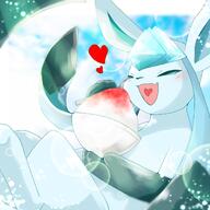amount:solo atmosphere:sunlight body-type:feral happy series:eeveelutions series:pokemon species:glaceon style:intentional-blur style:sunrays // 1200x1200 // 123KB