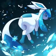 amount:solo atmosphere:powerful atmosphere:snowy body-type:feral series:eeveelutions series:pokemon species:glaceon // 1200x1200 // 138KB