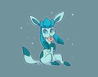 amount:solo body-type:feral eating lick lollipop series:eeveelutions series:pokemon species:glaceon style:blue style:outline // 1200x946 // 55KB