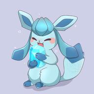amount:solo atmosphere:ice body-type:feral series:eeveelutions series:pokemon species:glaceon style:kawaii // 1200x1200 // 97KB