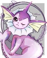 amount:solo body-type:feral neutral-expression series:eeveelutions series:pokemon species:shiny-pokemon species:vaporeon style:white-border wink // 978x1200 // 162KB