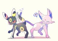 amount:pair annoyed body-type:feral forehead-gem series:eeveelutions series:pokemon species:espeon species:umbreon style:kawaii style:playful tied // 2048x1448 // 186KB