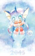 amount:solo atmosphere:snowy body-type:feral mittens series:eeveelutions series:pokemon species:vaporeon style:girly style:kawaii style:playful style:sparkly // 629x1000 // 119KB