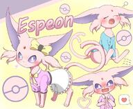 amount:solo body-type:feral embarrassed forehead-gem heart-shape outfit schoolgirl-outfit series:eeveelutions series:pokemon species:espeon style:multiple-scenarios style:pastel-colors visibly-shy // 1200x988 // 169KB