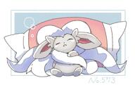 amount:solo atmosphere:bedroom body-type:semi-anthro sleeping species:cinccino style:thin-border // 1080x680 // 78KB
