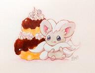 amount:solo body-type:semi-anthro pokepuff species:cinccino style:watercolor // 1200x929 // 148KB