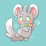 amount:solo body-type:semi-anthro scarf species:minccino // 1200x1200 // 112KB