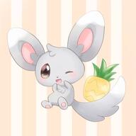 amount:solo body-type:semi-anthro pinap-berry species:minccino style:playful style:striped-background wink // 400x400 // 16KB