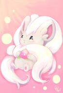 amount:solo atmosphere:sunlight body-type:semi-anthro pecha-berry species:cinccino style:girly style:lineless style:one-color style:painted style:pink // 691x1024 // 52KB