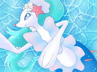 amount:solo atmosphere:beach body-type:feral body-type:semi-anthro species:primarina style:girly style:sparkly // 1200x896 // 132KB
