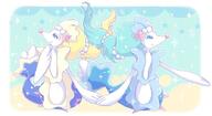 amount:pair body-type:feral species:primarina species:shiny-pokemon style:girly style:sparkly style:white-border // 700x381 // 44KB