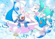 amount:multiple atmosphere:bathroom atmosphere:bubbles body-type:feral species:brionne species:popplio species:primarina style:intentional-blur // 842x595 // 91KB