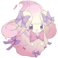 amount:solo body-type:semi-anthro species:alcremie species:food-creature style:girly wearing-bow // 768x768 // 330KB