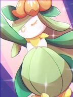 amount:solo body-type:anthro body-type:semi-anthro hall-of-fame:bronze species:lilligant style:kemono style:noisy wink // 768x1024 // 141KB