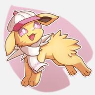 amount:solo body-type:feral happy hat scarf series:eeveelutions series:pokemon species:jolteon style:girly style:lineless // 1000x1000 // 100KB
