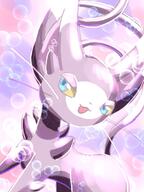 amount:solo atmosphere:bubbles body-type:feral species:glameow style:pastel-colors style:playful // 768x1024 // 92KB