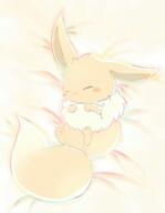 amount:solo atmosphere:bedroom body-type:feral series:pokemon species:eevee style:colored-lines style:playful style:rainbow // 600x773 // 24KB