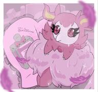 amount:solo atmosphere:fashion body-type:blob body-type:semi-anthro species:aromatisse style:girly style:intentional-blur style:white-border // 1028x965 // 89KB