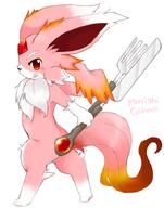 amount:solo body-type:anthro body-type:semi-anthro fluffified licking-lips species:carbuncle-(Puzzle-and-Dragons) style:kemono visual-teasing // 574x729 // 249KB