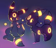 amount:pair body-type:feral series:eeveelutions series:pokemon species:umbreon style:glow style:multiple-scenarios // 1749x1502 // 188KB