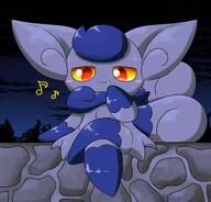 amount:solo atmosphere:night atmosphere:town body-type:semi-anthro crossed-legs hall-of-fame:bronze hall-of-fame:silver mischevious smug species:meowstic style:dim style:painted visual-teasing // 2239x2147 // 363KB