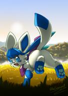 amount:solo atmosphere:sunlight body-type:feral hall-of-fame:bronze oc scarf series:eeveelutions series:pokemon species:glaceon species:shiny-pokemon style:kawaii style:painted // 1614x2283 // 3.0MB