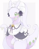 amount:solo bell body-type:semi-anthro maid outfit species:goodra // 1560x1945 // 187KB