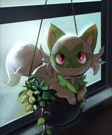 amount:solo atmosphere:home body-type:feral hall-of-fame:bronze houseplant species:sprigatito style:dim style:painted // 1640x1962 // 254KB