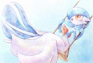 amount:solo body-type:anthro body-type:semi-anthro species:gardevoir species:shiny-pokemon style:watercolor swingset tagme // 2039x1378 // 437KB