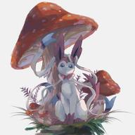 amount:solo body-type:feral mushrooms series:eeveelutions series:pokemon species:sylveon style:painted // 1657x1657 // 203KB