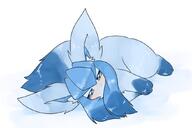 amount:solo body-type:feral fluffified series:eeveelutions series:pokemon sleepy species:glaceon // 851x567 // 396KB