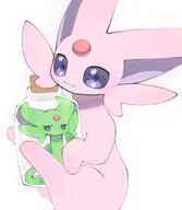 amount:pair body-type:feral cramped forehead-gem series:eeveelutions series:pokemon species:espeon species:shiny-pokemon // 1251x1441 // 279KB