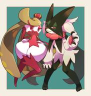 amount:solo body-type:anthro series:pokemon species:cat species:meowscarada tagme // 1000x1056 // 116KB