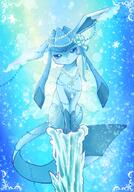 amount:solo atmosphere:ice body-type:feral feminine flower hall-of-fame:bronze necklace series:eeveelutions series:pokemon species:glaceon style:blue style:girly style:kawaii wearing-flower // 500x714 // 519KB